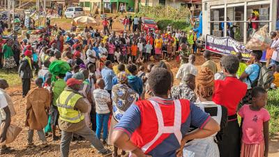 Gospel Roadshow event in Homa Bay market